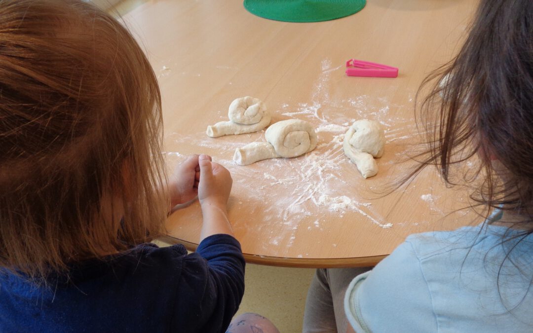 Schnecken in der Krippe