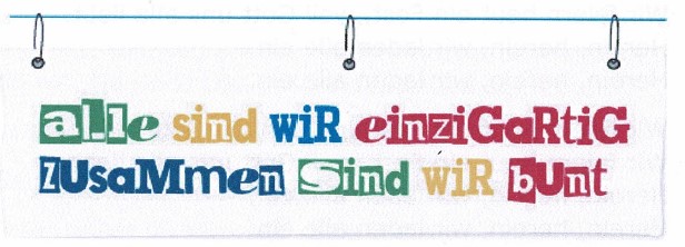 Alle sind wir einzigartig – Zusammen sind wir bunt!