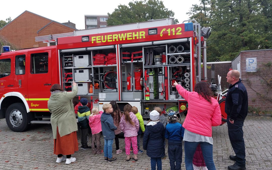 Die Feuerwehr ist da!