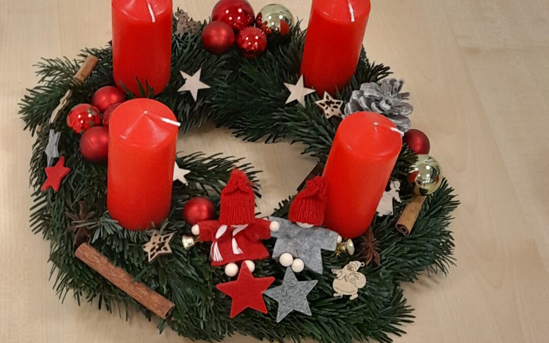 Adventskränze für die Kita Arche Kunterbunt