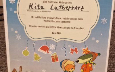 Tannenbaum schmücken bei der OLB