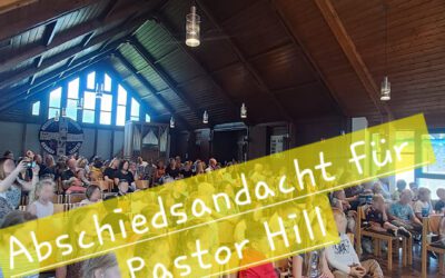 Die Lukas-Kita verabschiedet sich von Pastor Hill